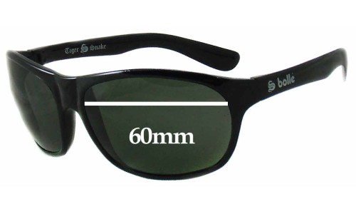 Bolle Tiger Snake 2 Sunglass Replacement Lenses - 60mm Wide 
