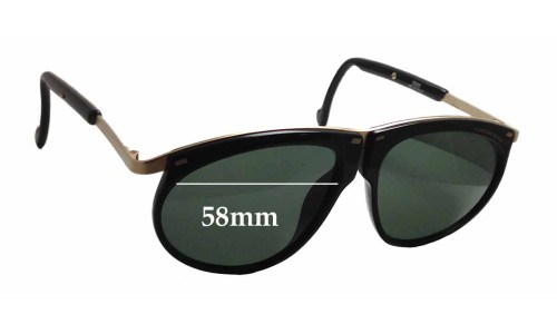 Sunglass Fix Replacement Lenses for Carrera 5660 - 58mm Wide 