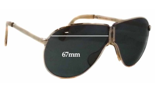 Sunglass Fix Replacement Lenses for Carrera 5622 - 67mm Wide 