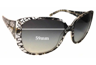 Dolce & Gabbana DG4116 Replacement Lenses 59mm wide 