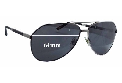 Dolce & Gabbana DG2067 Replacement Lenses 64mm wide 