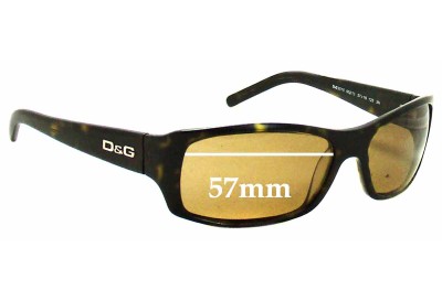 Dolce & Gabbana DG3010 Replacement Lenses 57mm wide 