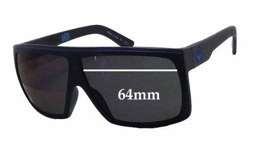 Sunglass Fix Replacement Lenses for Dragon Fame H2O Floatable - 64mm Wide 