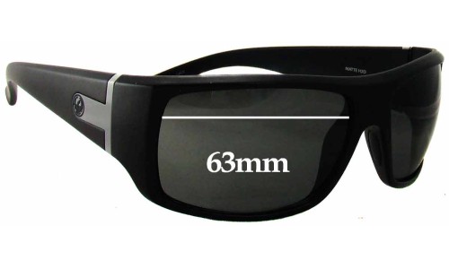 Sunglass Fix Replacement Lenses for Dragon Vantage H2O Floatable - 63mm Wide 