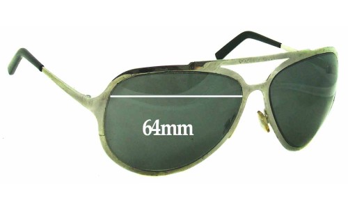 Sunglass Fix Replacement Lenses for Dolce & Gabbana DG435S - 64mm Wide 
