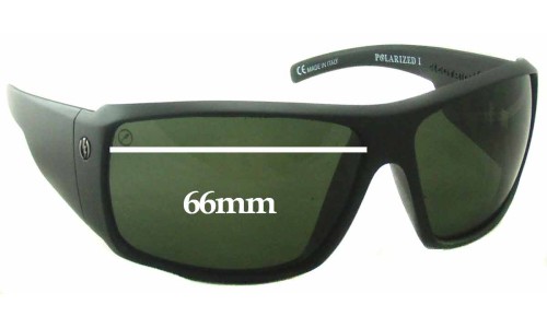 Sunglass Fix Replacement Lenses for Electric D. Payne - 66mm Wide 