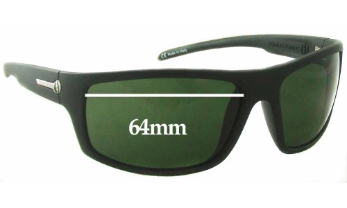 Electric Tech One Replacement Lenses 64mm wide 