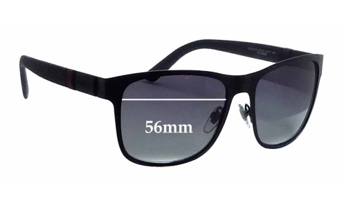 Sunglass Fix Replacement Lenses for Gucci GG2247/S - 56mm Wide 