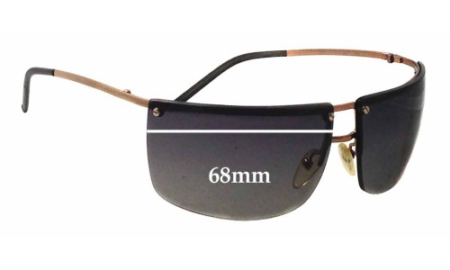 Sunglass Fix Replacement Lenses for Gucci GG2653/S - 68mm Wide 