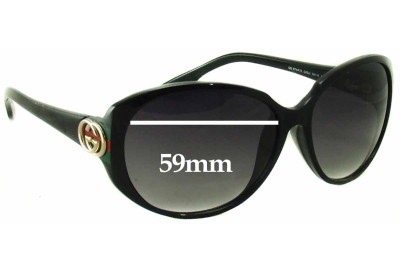 Gucci GG3174/F/S Replacement Lenses 59mm wide 