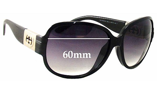 Sunglass Fix Replacement Lenses for Gucci GG3176/K/S - 60mm Wide 