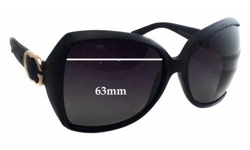 Gucci GG3512/S Replacement Lenses 63mm wide 