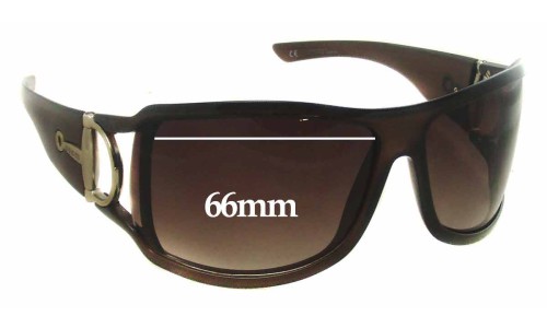 Sunglass Fix Replacement Lenses for Gucci GG2919 - 66mm Wide 