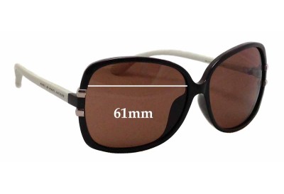 Marc by Marc Jacobs MMJ 236/F/S Replacement Lenses 61mm wide 