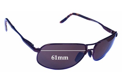 Maui Jim MJ205 Bayfront Replacement Lenses 61mm wide 
