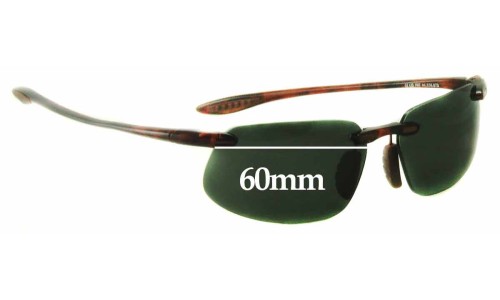 Sunglass Fix Ersatzgläser für Maui Jim MJ409 Kanaha (Prescription Frames) - 60mm Wide 