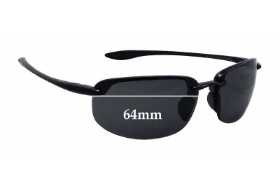 Maui Jim G807 Ho'okipa Replacement Lenses 64mm wide 