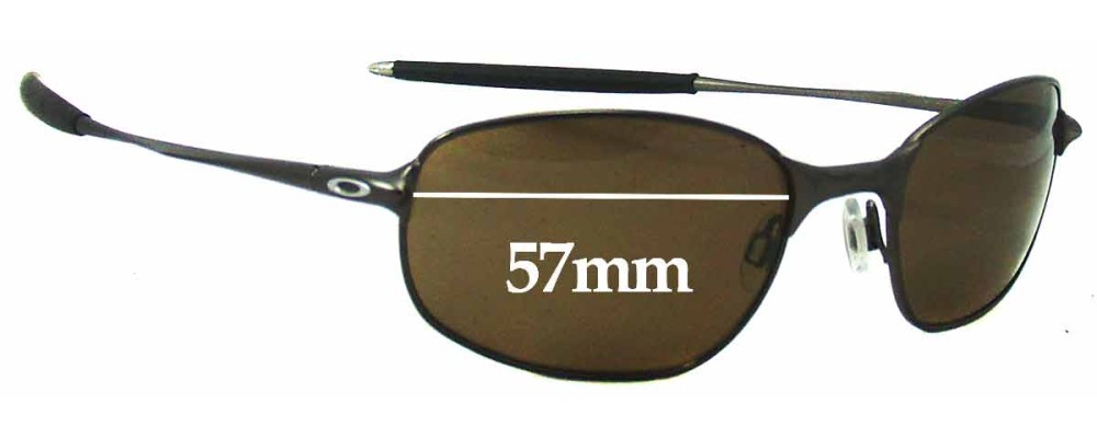oakley 57mm square sunglasses