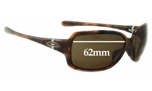 Sunglass Fix Replacement Lenses for Oakley Break Point OO9168 - 62mm Wide 