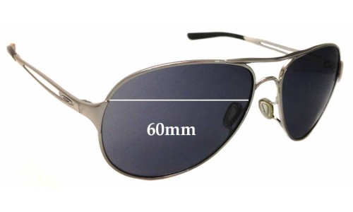 Sunglass Fix Replacement Lenses for Oakley Caveat OO4054 - 60mm Wide 