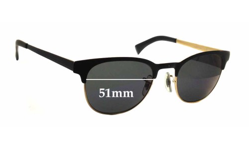 Sunglass Fix Replacement Lenses for Ray Ban RB6317 - 51mm Wide 