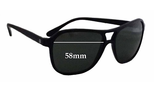Sunglass Fix Replacement Lenses for Ray Ban B&L Nylon Aviator - 58mm Wide 