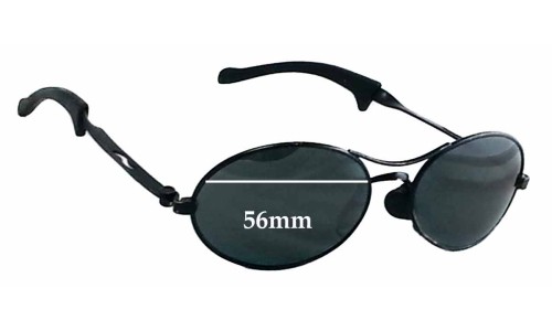 Sunglass Fix Replacement Lenses for Ray Ban Predator Wrap - 56mm Wide 