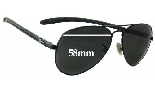 Sunglass Fix Replacement Lenses for Ray Ban RAM4271AC - 58mm Wide 