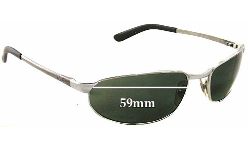 Sunglass Fix Replacement Lenses for Ray Ban RAM2062AA - 32mm high - 59mm Wide 