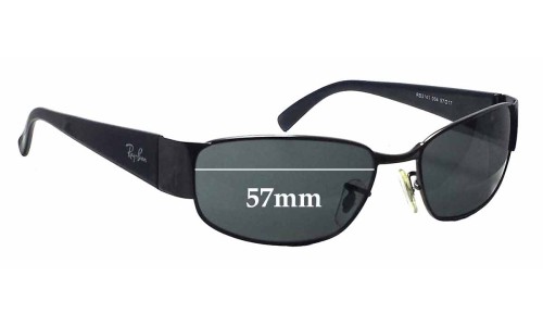 Sunglass Fix Replacement Lenses for Ray Ban RB3141 - 57mm Wide 