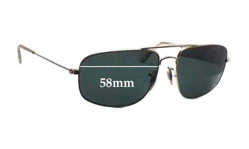 Sunglass Fix Replacement Lenses for Ray Ban RB3145 - 58mm Wide 