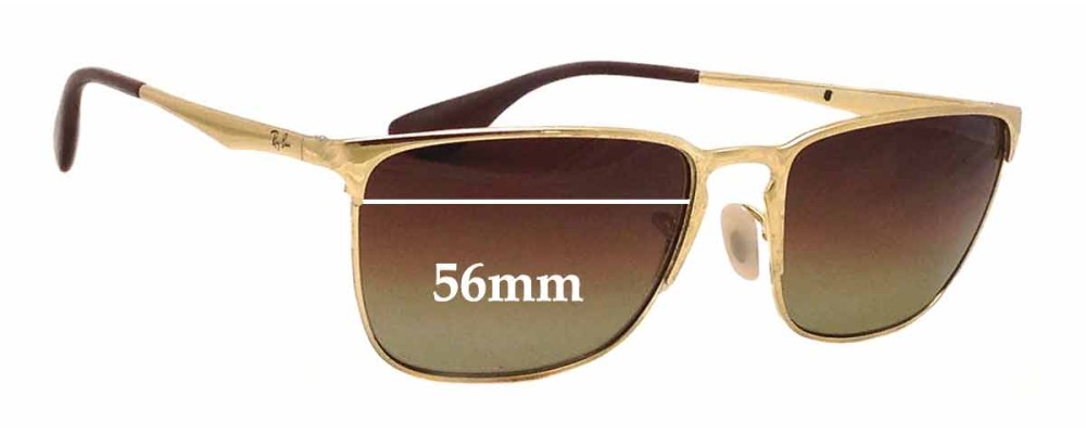 Ray Ban RB3508 Replacement Lenses 56mm 