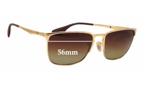 Sunglass Fix Replacement Lenses for Ray Ban RB3508 - 56mm Wide 