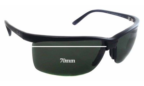 Sunglass Fix Replacement Lenses for Ray Ban RB4025 - 70mm Wide 