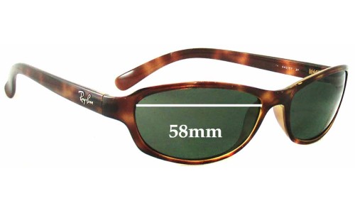 Sunglass Fix Replacement Lenses for Ray Ban RB4076 Predator - 58mm Wide 