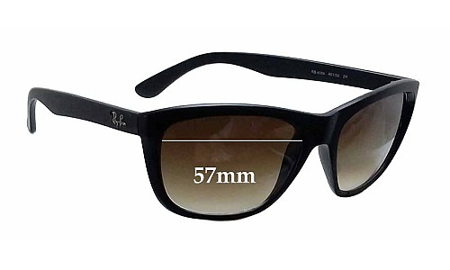 Ray Ban RB4154 Sunglass Replacement Lenses - 57mm wide 