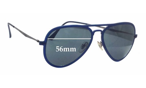 Sunglass Fix Replacement Lenses for Ray Ban RB4211 LightRay - 56mm Wide 