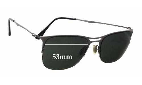 Sunglass Fix Replacement Lenses for Ray Ban RB8715 LightRay  - 53mm Wide 