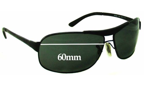 Sunglass Fix Replacement Lenses for Ray Ban RB3323 - 60mm Wide 