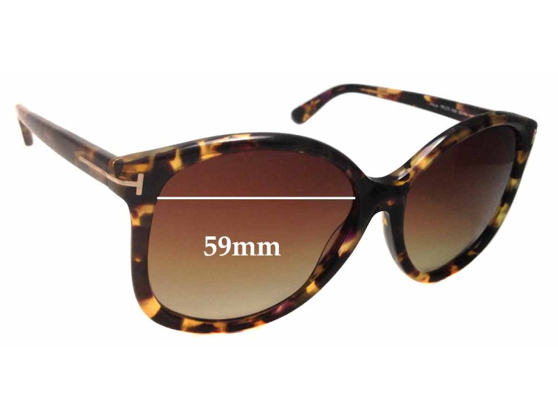 Tom Ford Alicia TF275 59mm Replacement Lenses