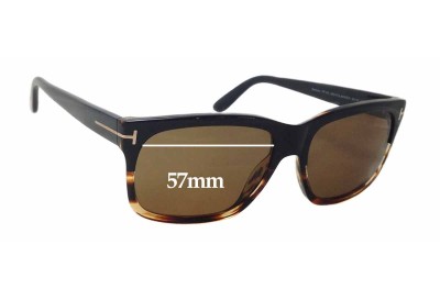 Tom Ford Barbara TF0376 Replacement Lenses 57mm wide 