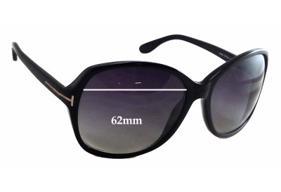 Tom Ford Sheila TF186 Replacement Lenses 62mm wide 