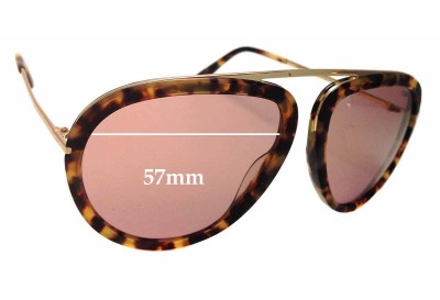 Tom Ford Stacy TF452 Replacement Lenses 57mm wide 