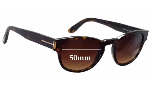 Sunglass Fix Replacement Lenses for Tom Ford TF5275 - 50mm Wide 