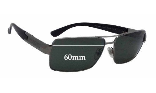 Sunglass Fix Replacement Lenses for Versace MOD 2041 - 60mm Wide 