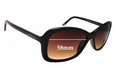Versace MOD 4189 Replacement Lenses 58mm wide 