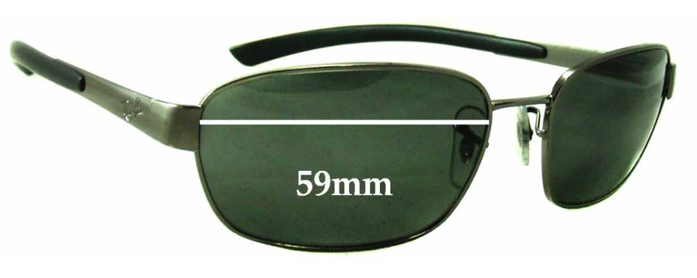 Ray Ban RB3430 Replacement Lenses 59mm 
