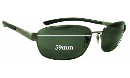 Sunglass Fix Replacement Lenses for Ray Ban RB3430 - 59mm Wide 