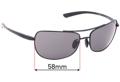 Bolle Quindaro Replacement Lenses 58mm wide 