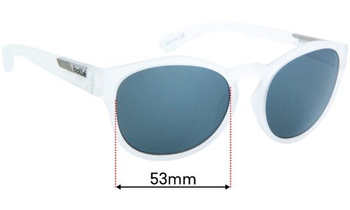 Bolle Rooke Replacement Lenses 53mm wide 